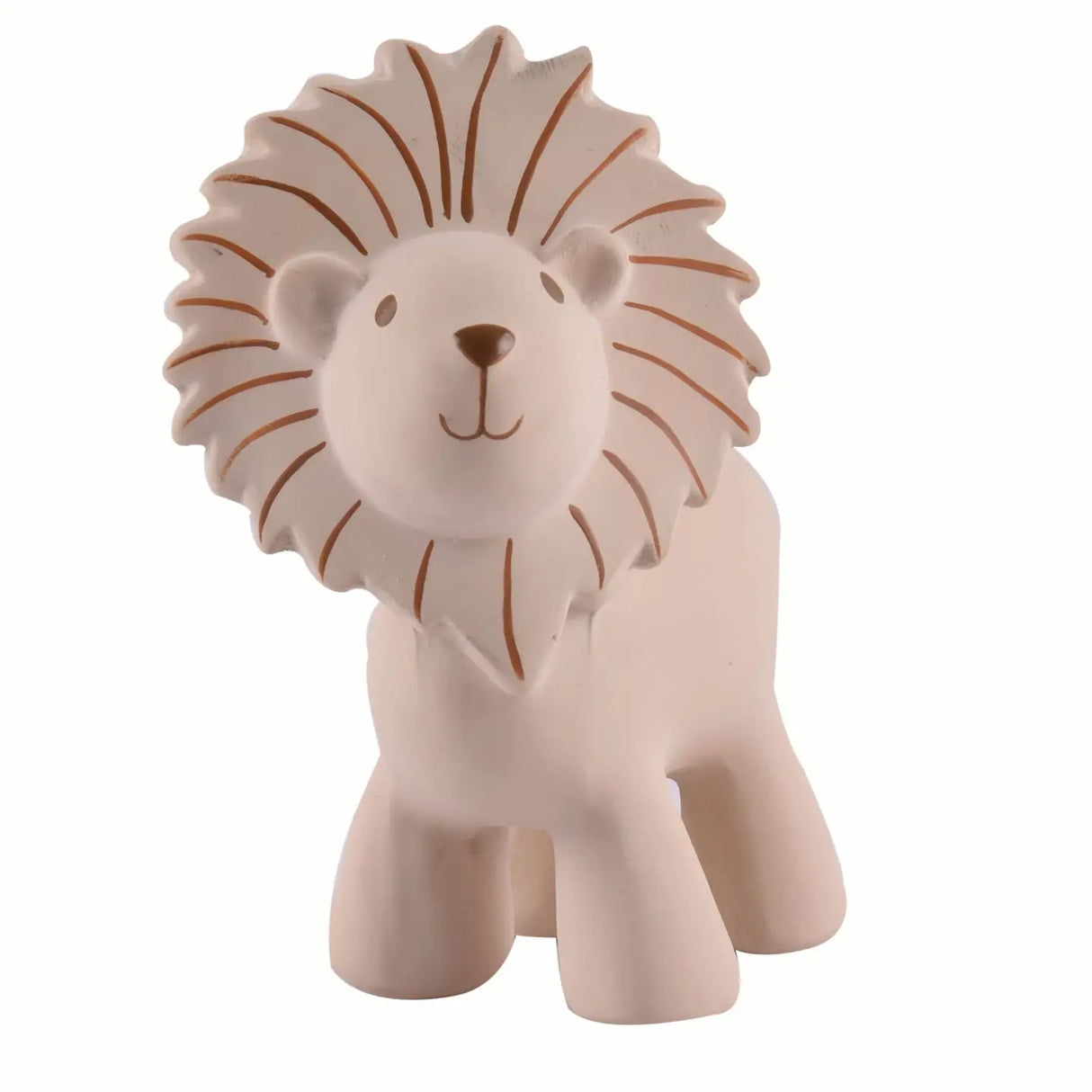 Organic Rubber Teether Rattle | Lion