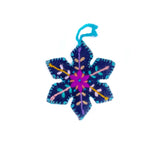 Colorful Snowflake Embroidered Ornament