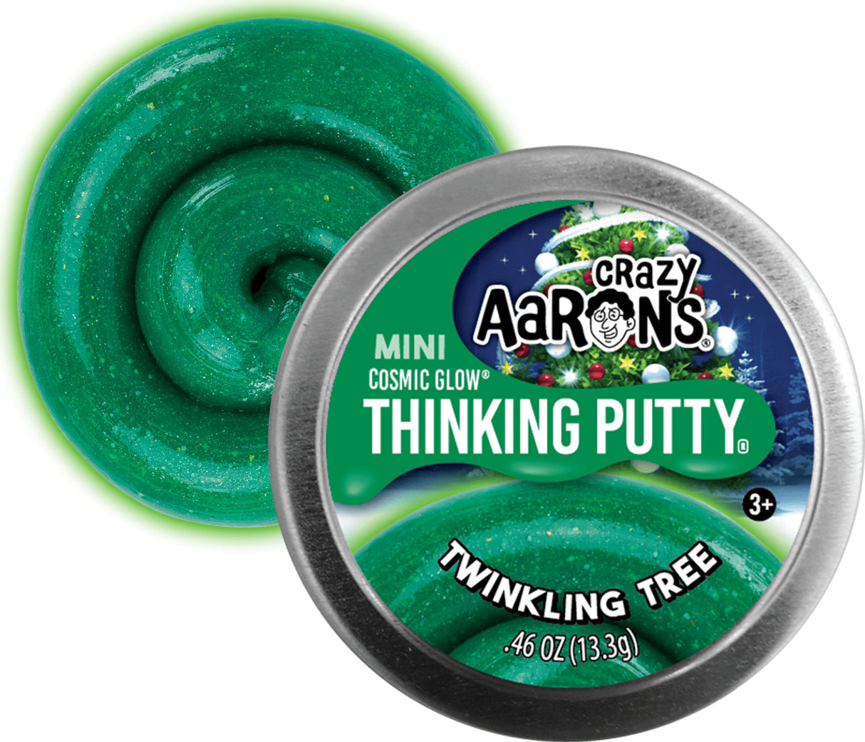 Mini Holiday Twinkling Tree Thinking Putty