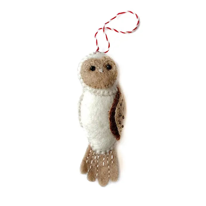 Owl Felt Ornament