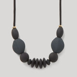 Signature Teething Necklace | Charcoal