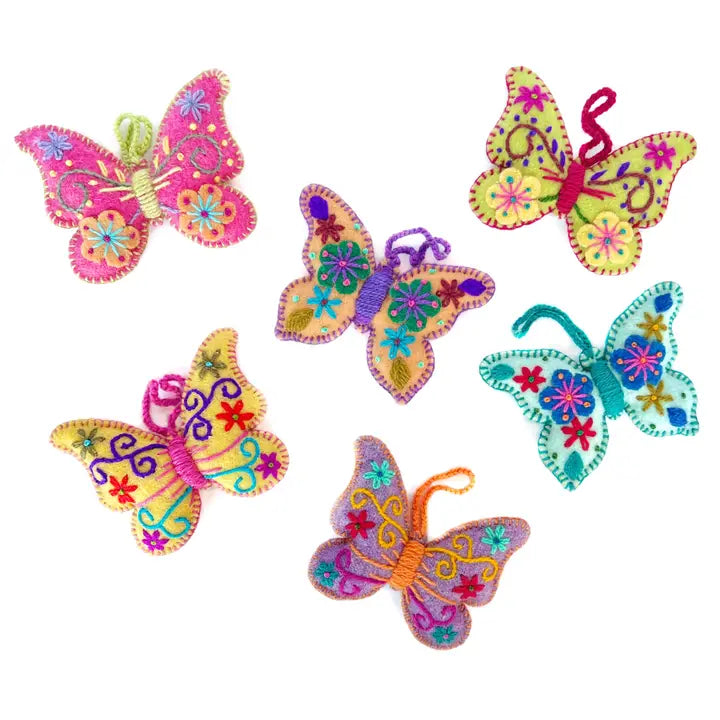 Colorful Butterfly Ornament