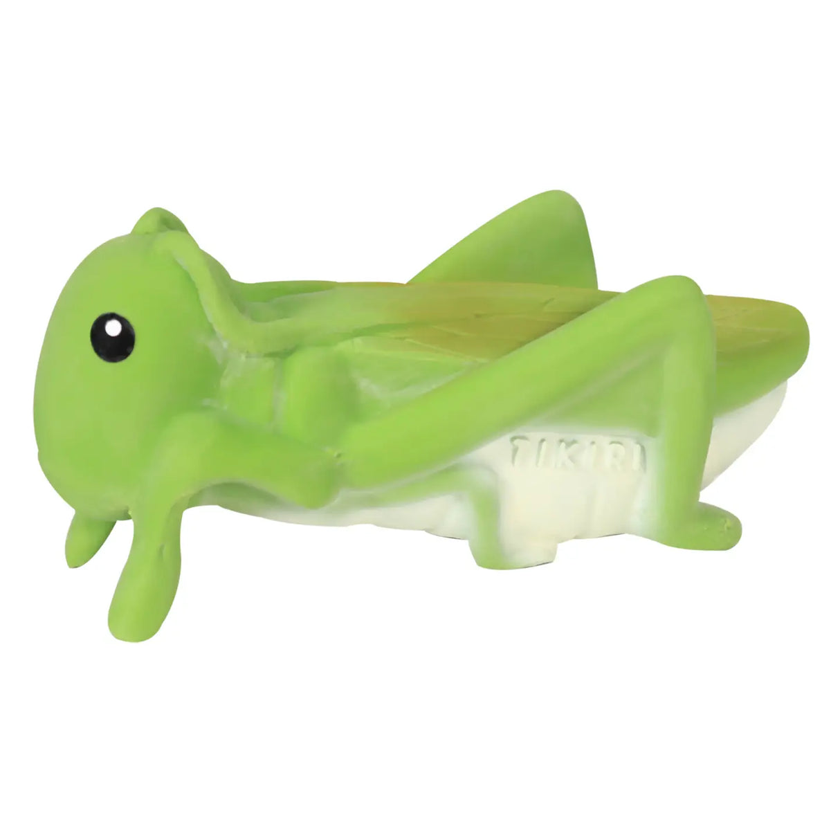 Organic Rubber Teether Rattle | Grasshopper