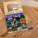 Reusable Stickers Park Animals