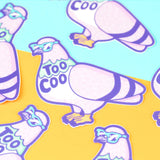 Too Coo Pigeon Sticker