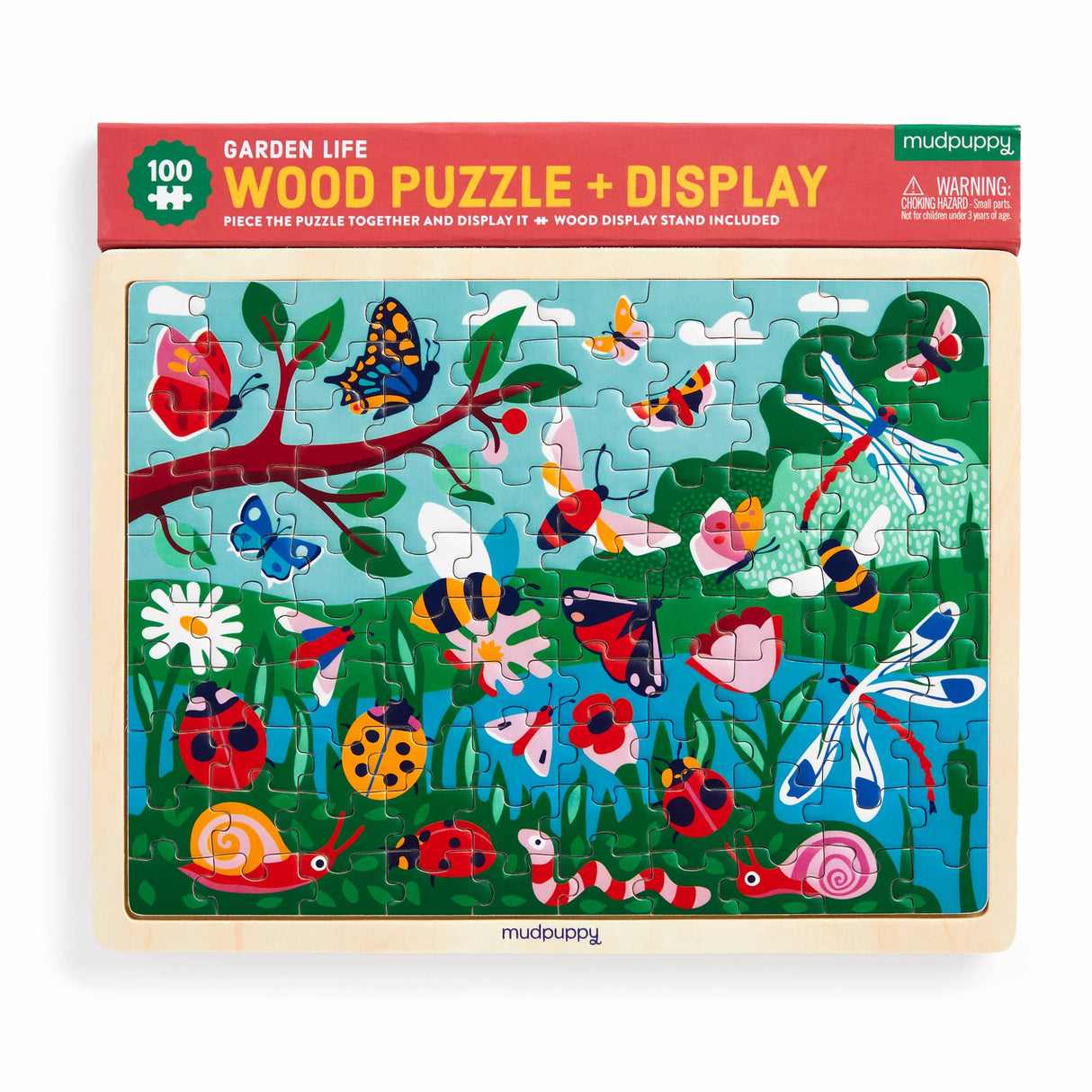 100pc Wooden Garden Life Puzzle