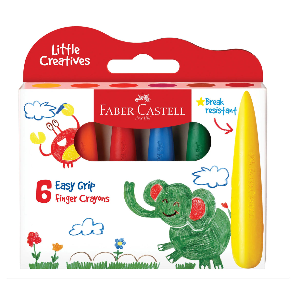 Little Creatives Easy Grip Crayons