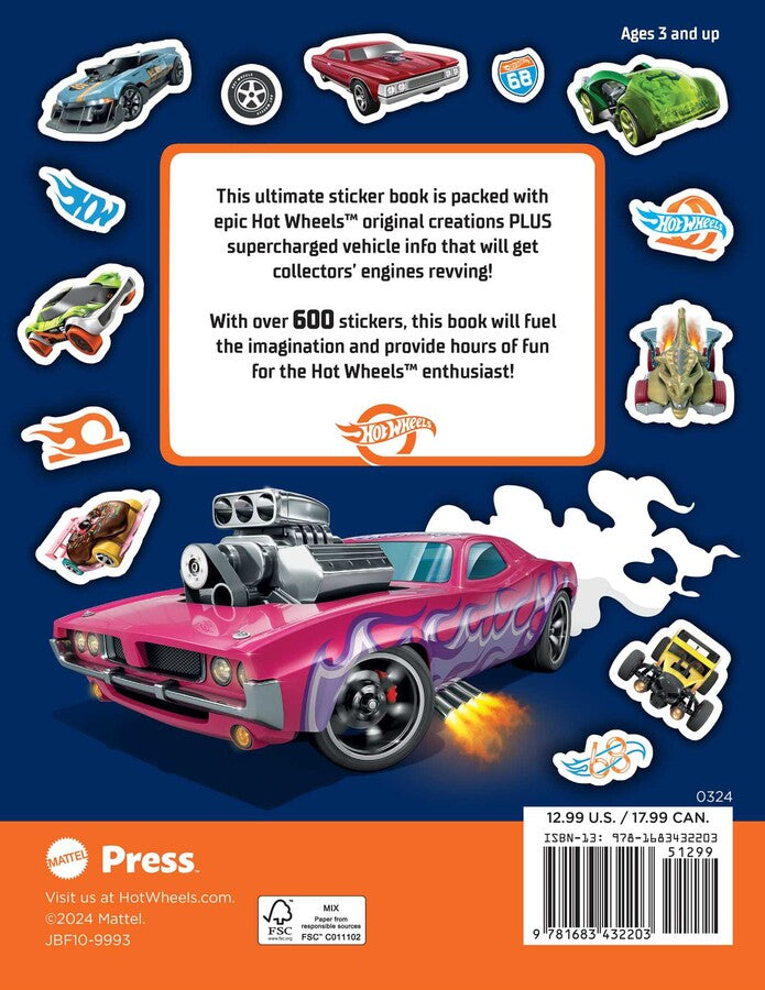 Hot Wheels Sticker Book