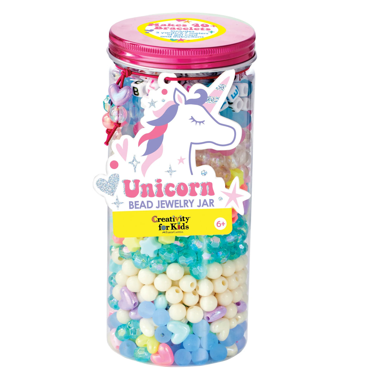 Bead Jewelry Jar | Unicorn