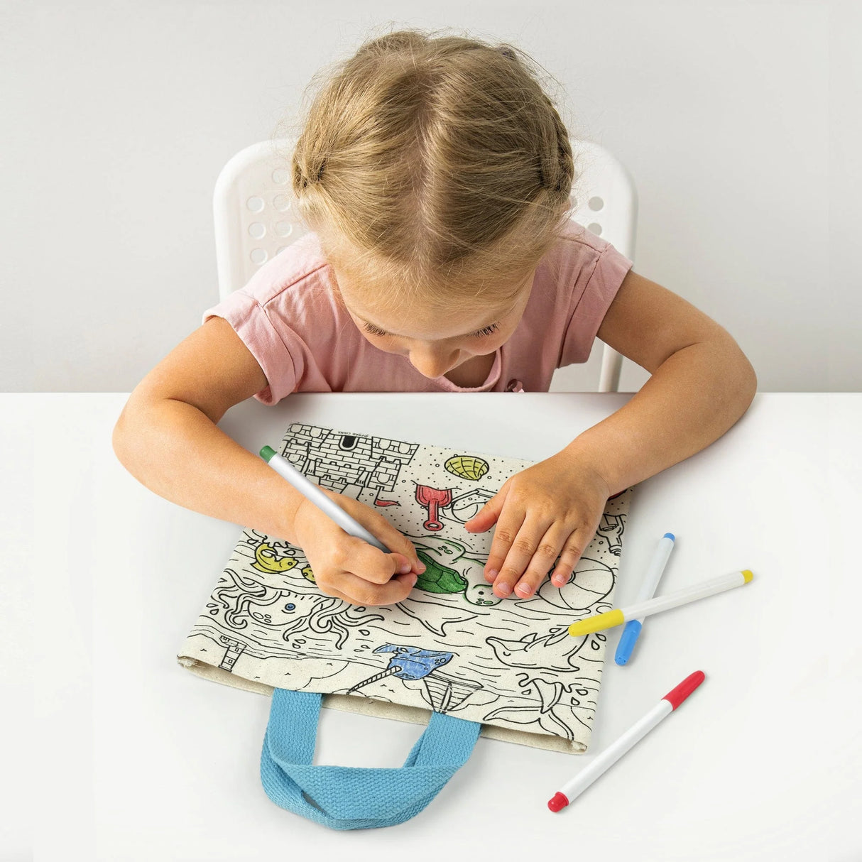 Kit & Cadoodle Color-In Tote Bag