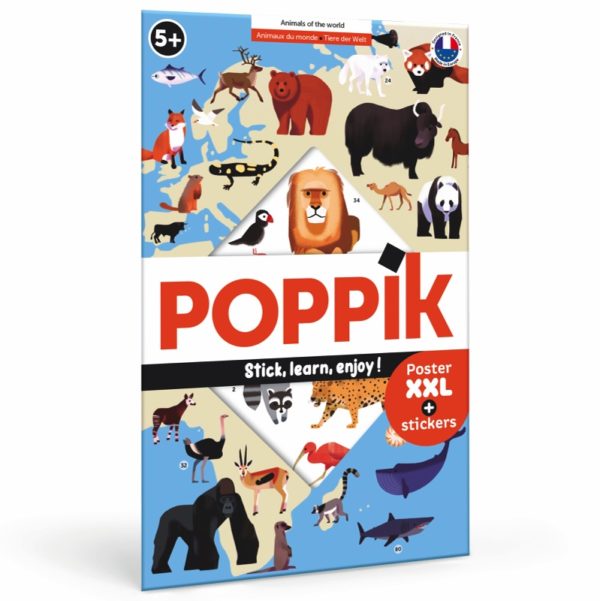 Poppik Discovery Poster Animals of the World