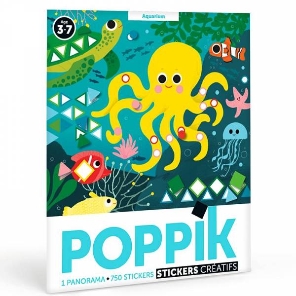 Poppik Sticker Panorama Aquarium