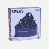 Speks. Matte Crags. Indigo.