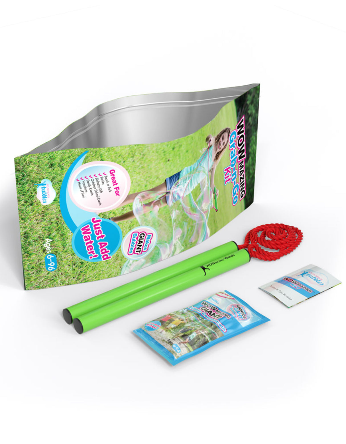 WOWmazing Bubbles Grab-N-Go Giant Bubble Kit