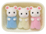 Marshmallow Mouse Triplets