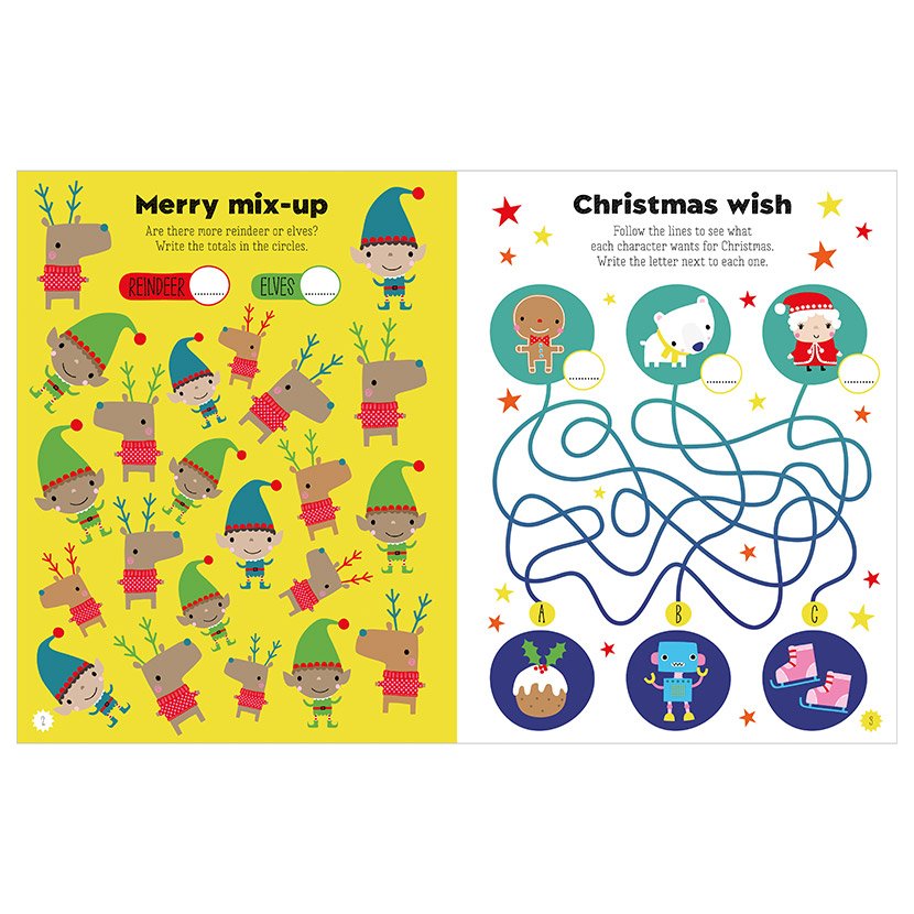 Christmas Window Stickies & Activity Book