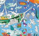 Ocean Giant Coloring Poster