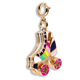 Gold Rainbow Rollerskate Charm