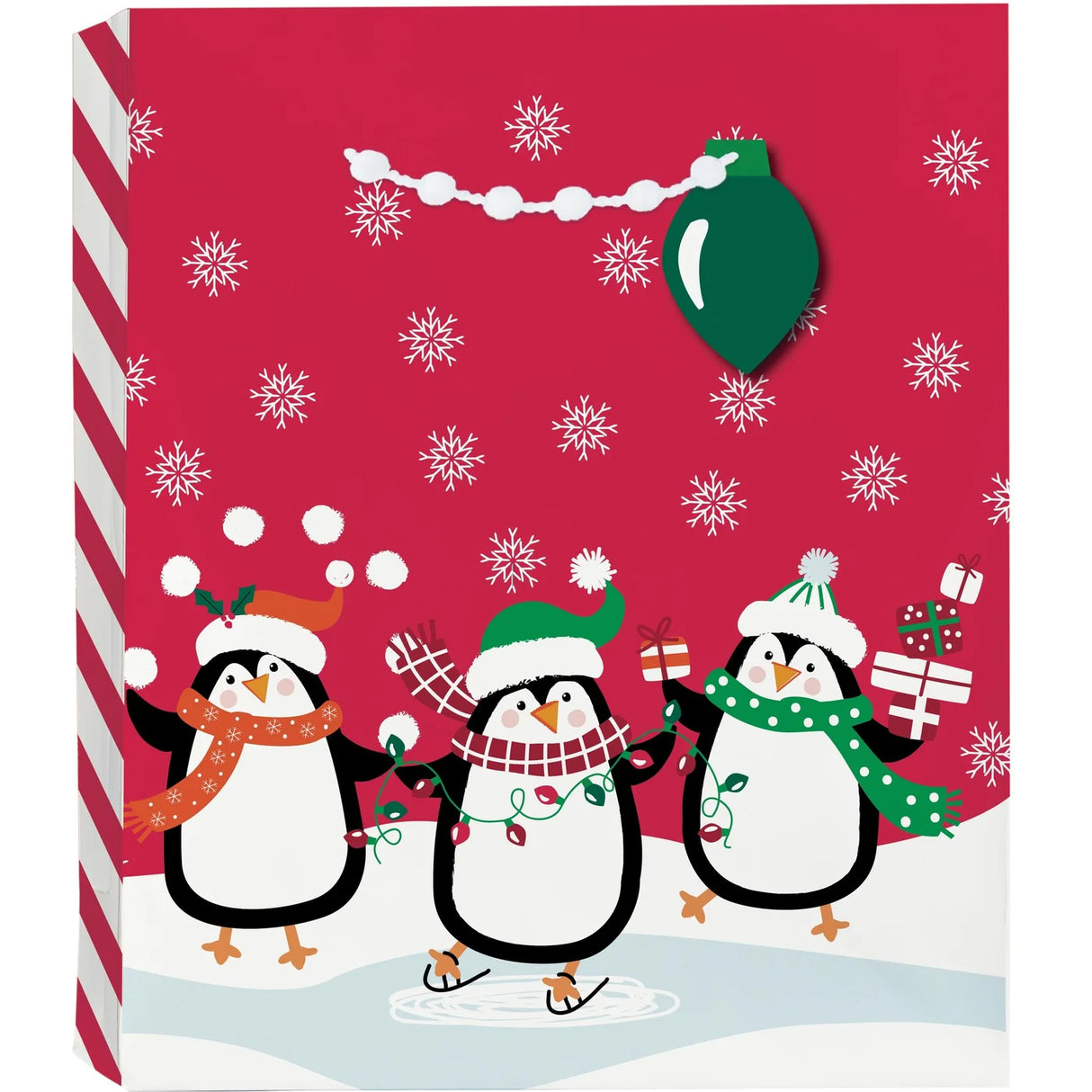 Gift Bag Large North Pole Characters