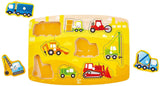 9pc Construction Vehicles Peg Puzzle