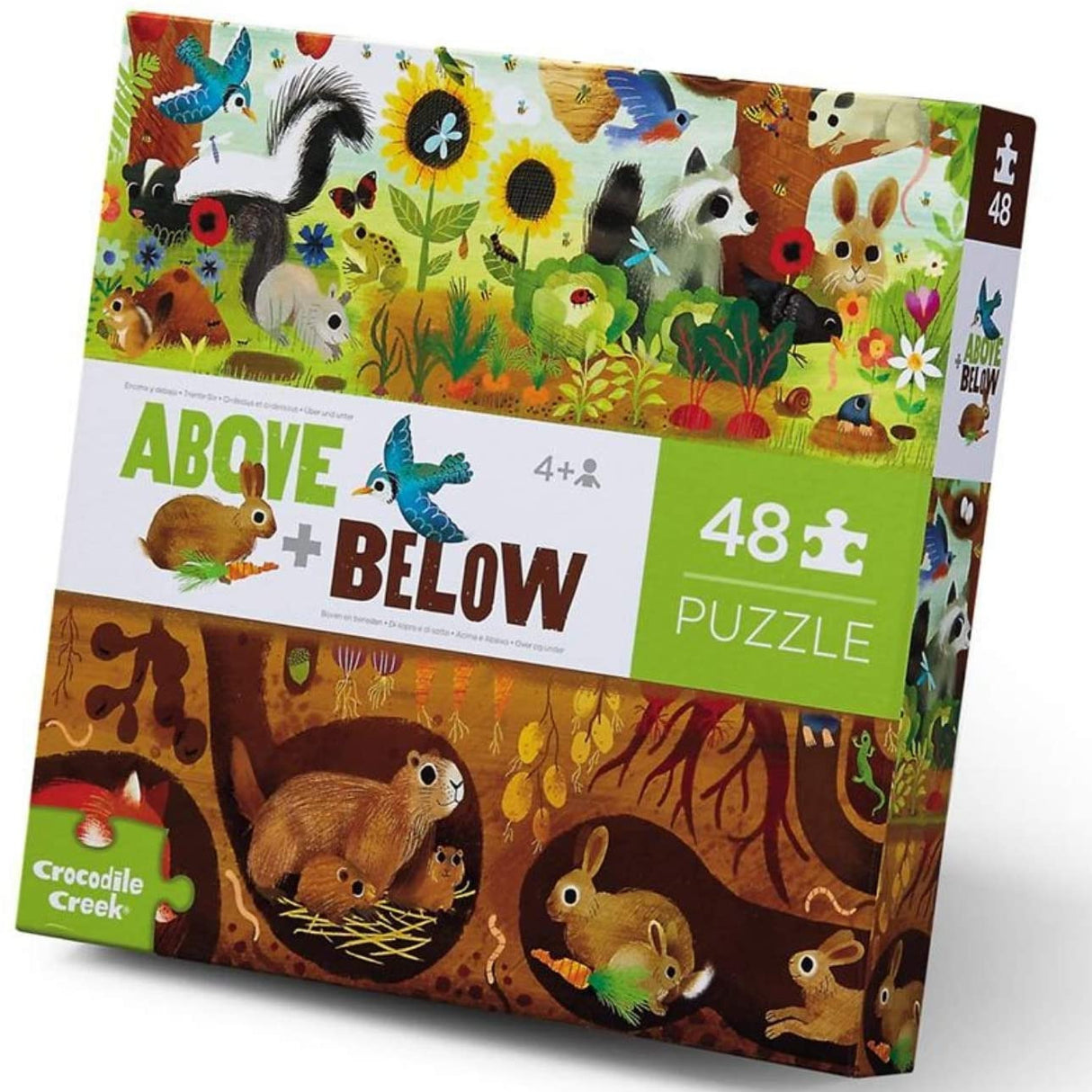 48pc Above & Below Backyard Floor Puzzle