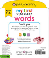 My First Words Wipe Clean Book