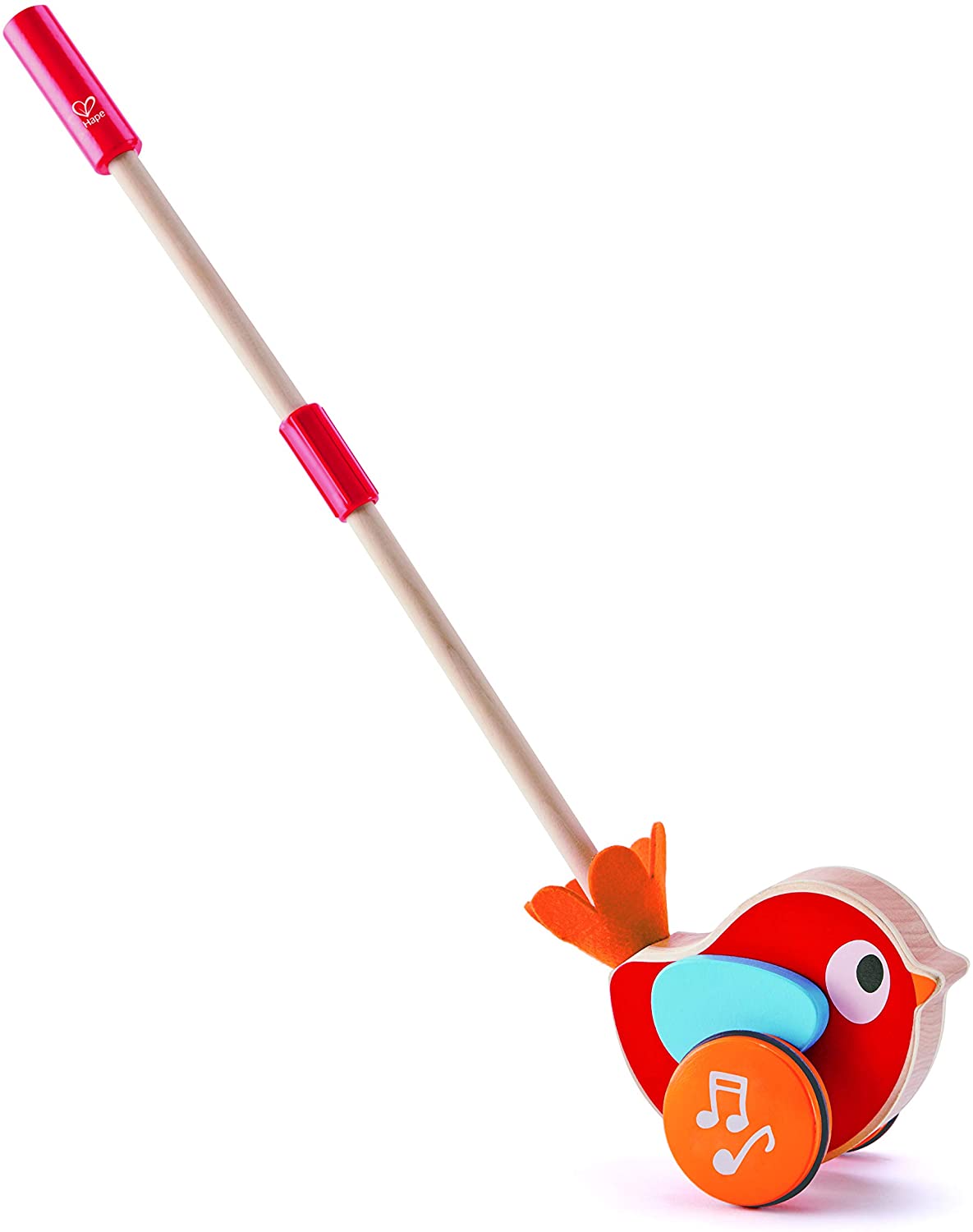 Musical Bird Push Toy