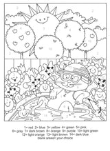 Color by Number Cutie Cats Coloring Book