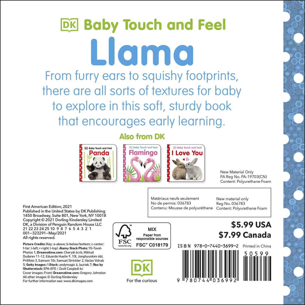 Touch & Feel Llama