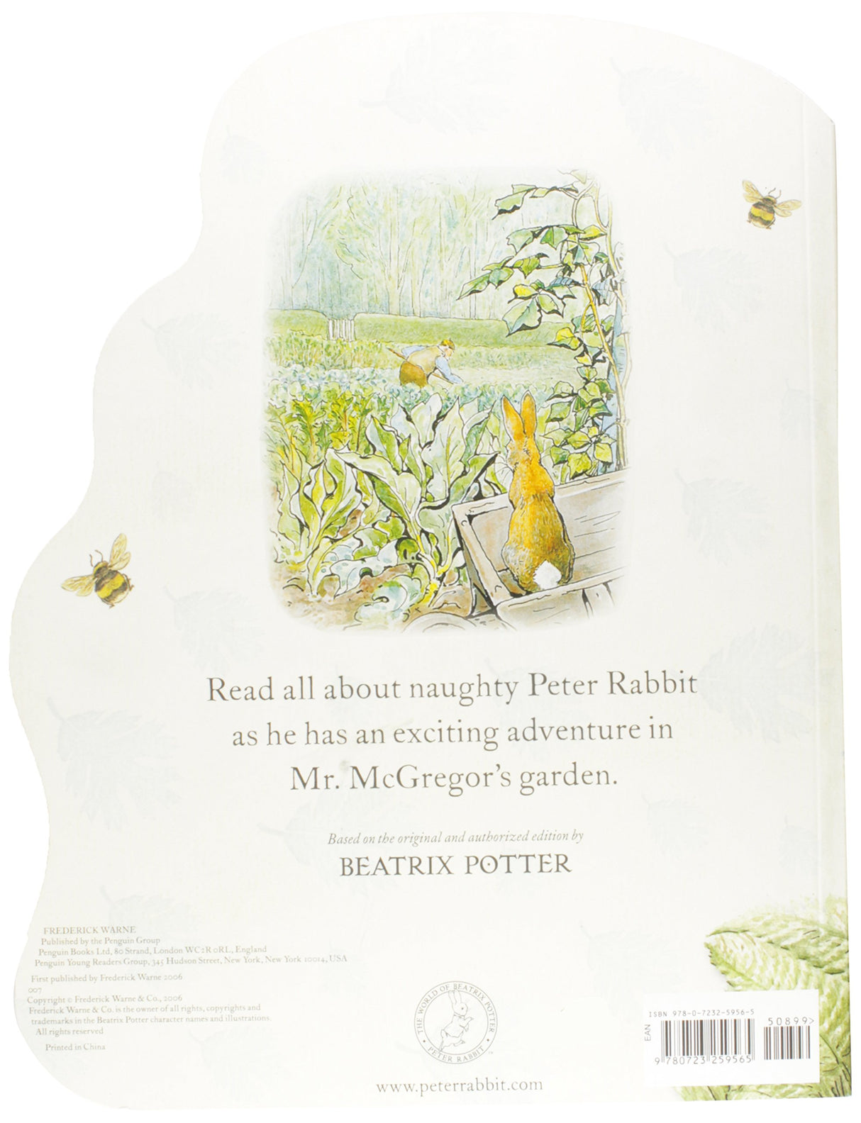 Peter Rabbit Shaped Board Book