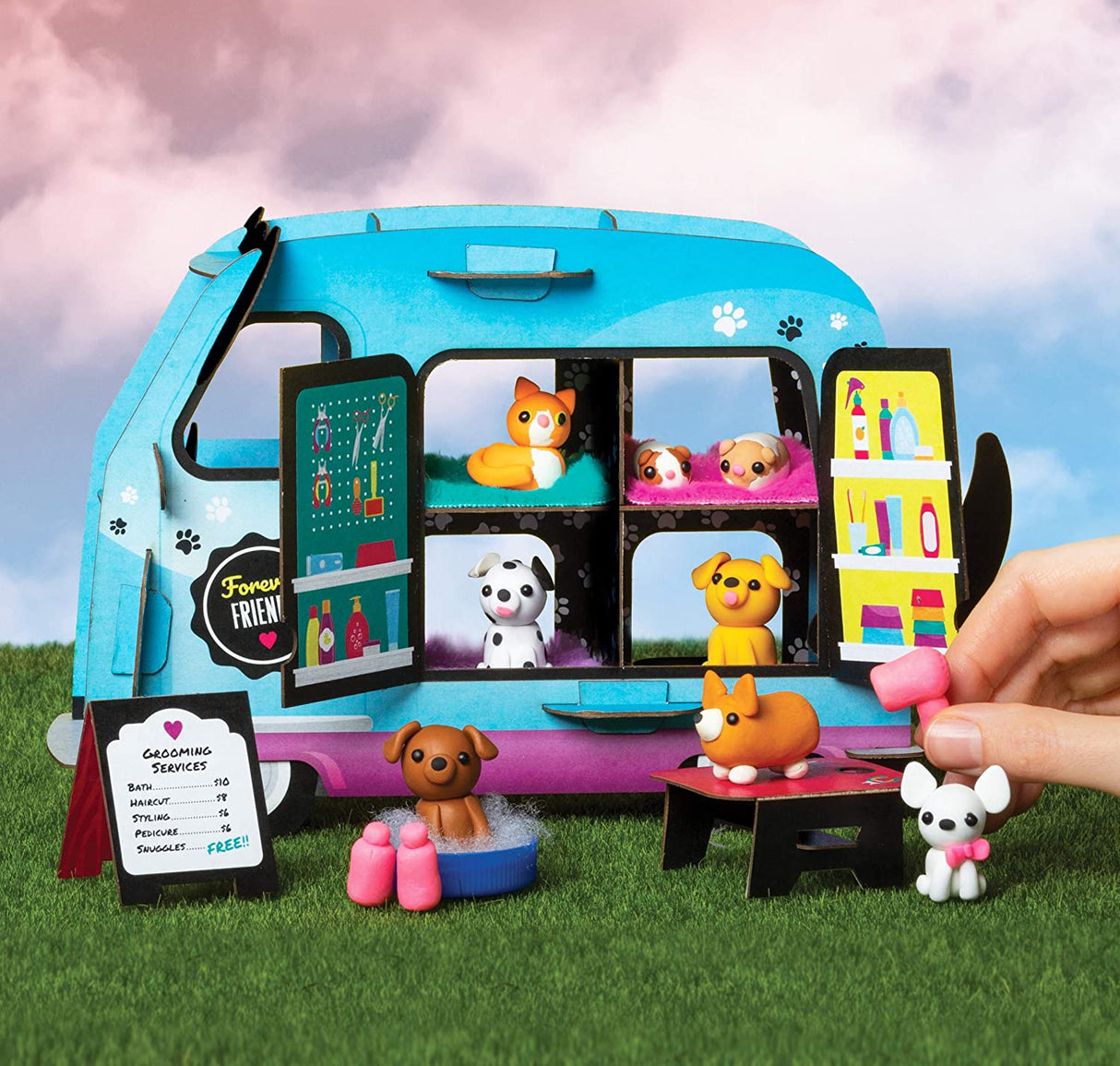 Mini Clay World Pet Adoption Truck