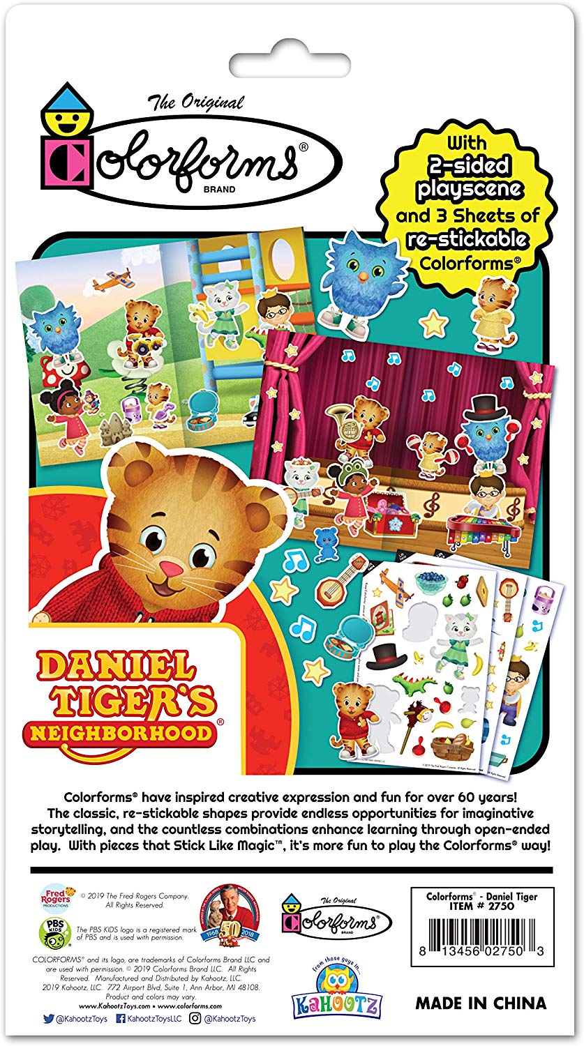 Colorforms Travel Daniel Tiger