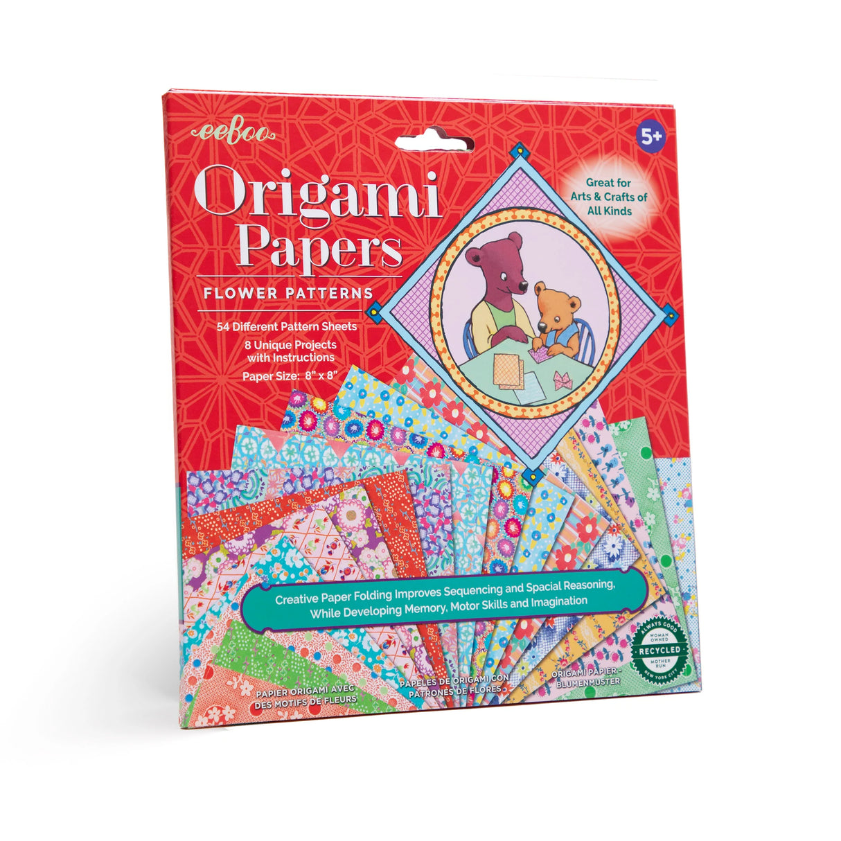 Origami Paper Flower Patterns