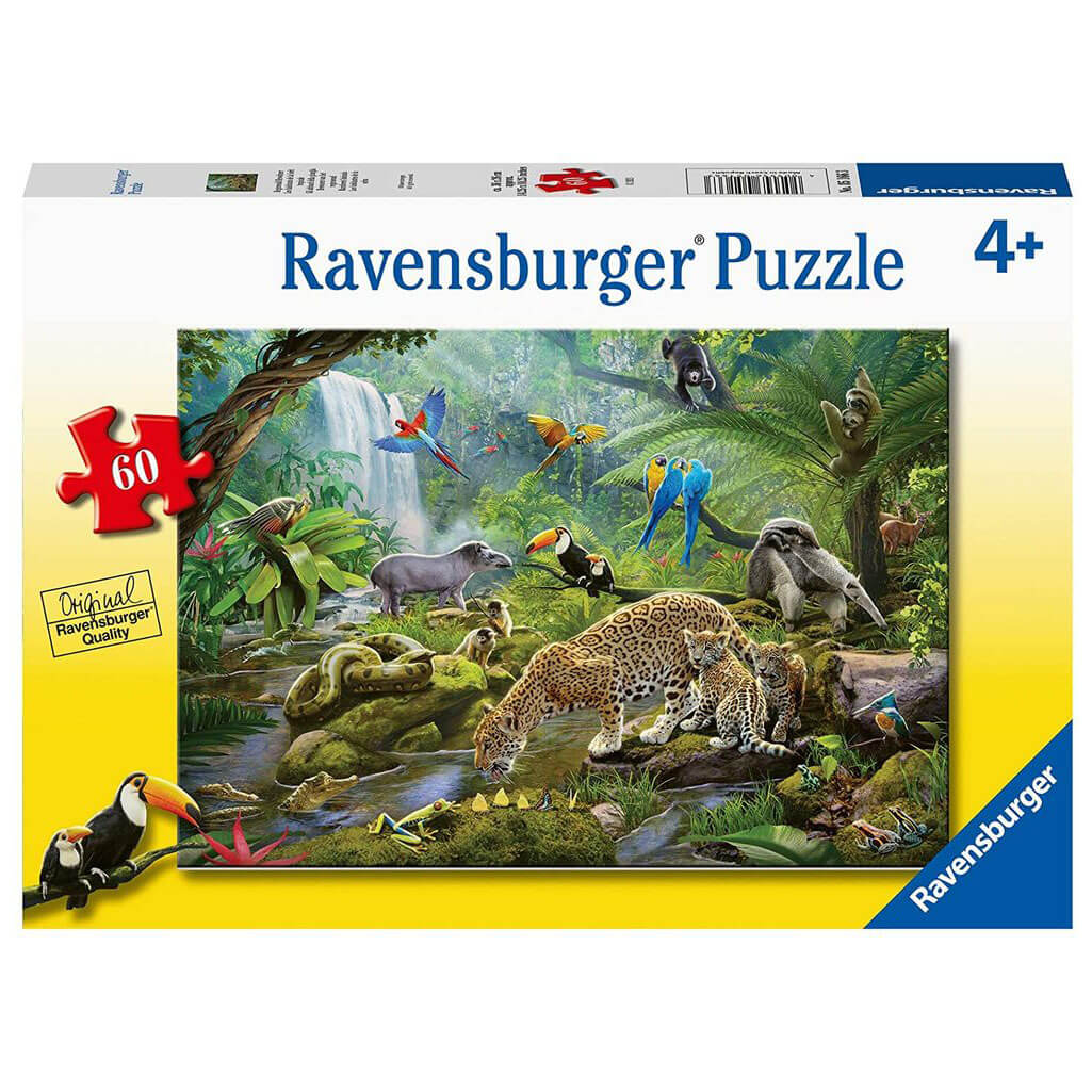 60pc Rainforest Animals Puzzle