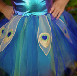 Pretty Peacock Dress & Headband