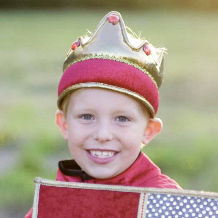 Red & Gold King Crown