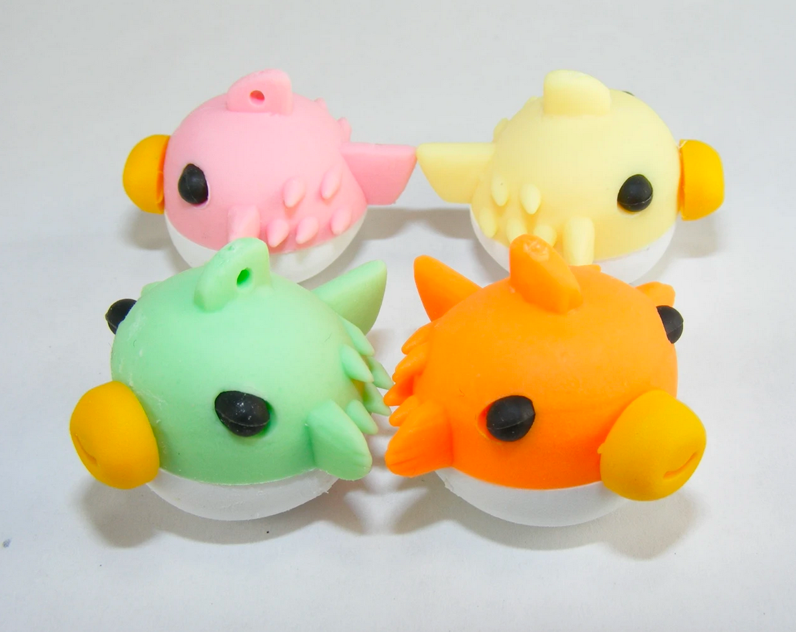 Japanese Eraser Puffy Fish