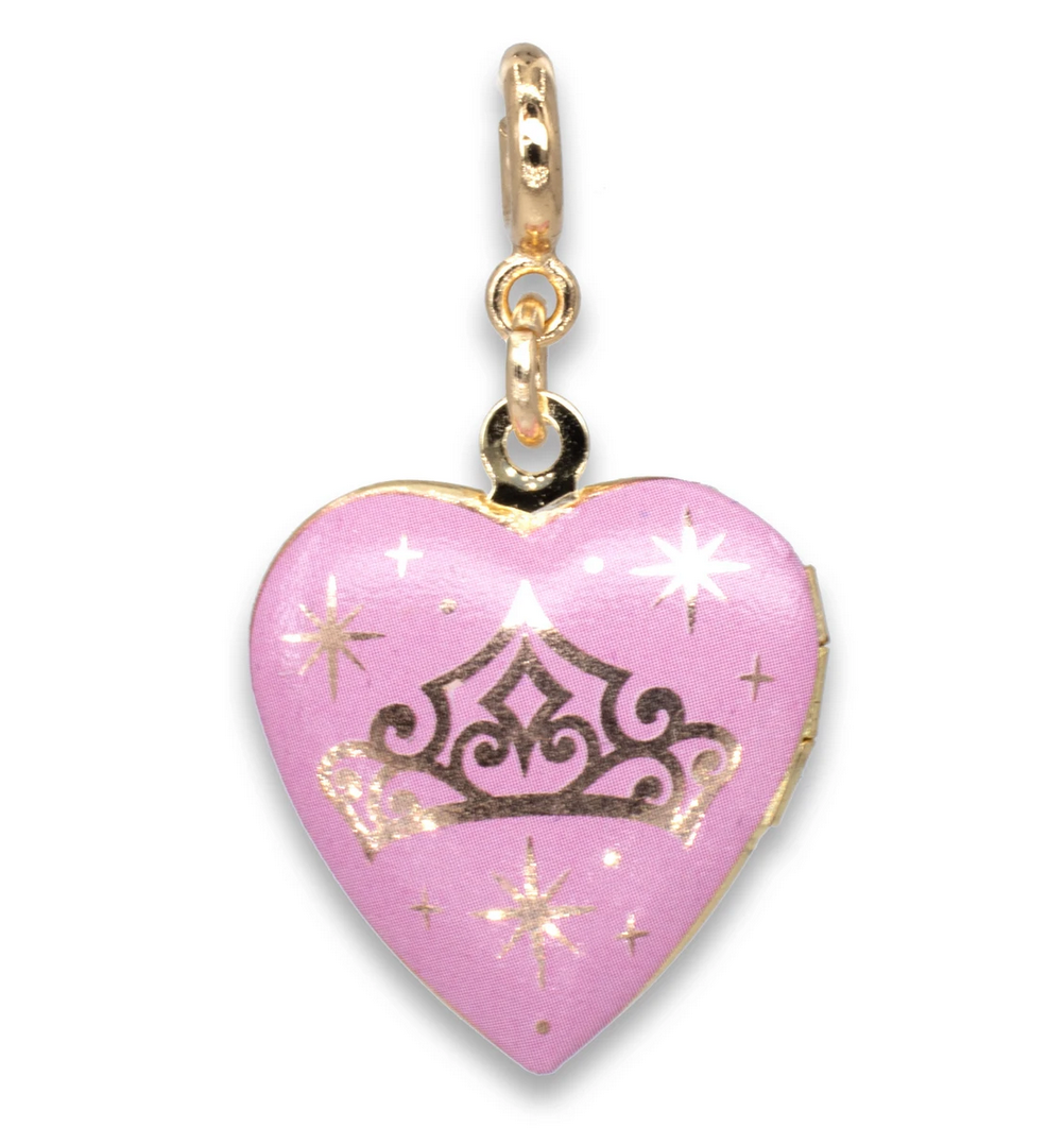 Gold Princess Locket Charm