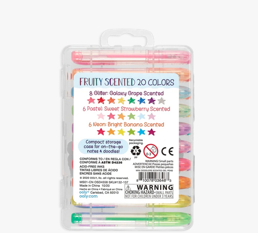 Mini Doodlers Fruity Scented Gel Pens