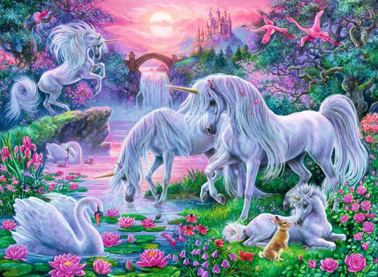 150pc Unicorn Sunset Glow Puzzle