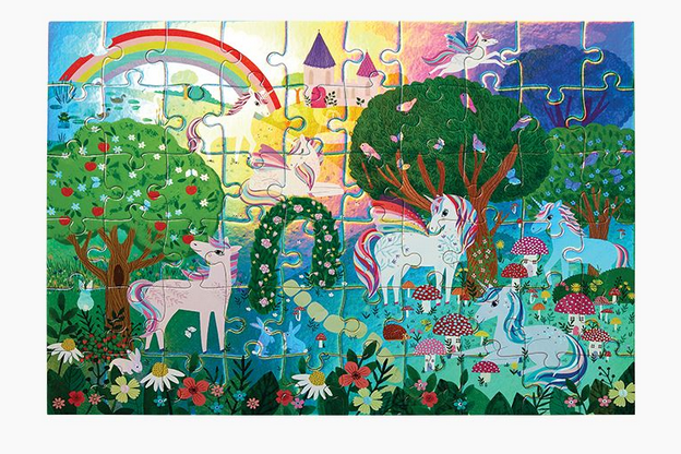 60pc Sparkling Unicorn Puzzle