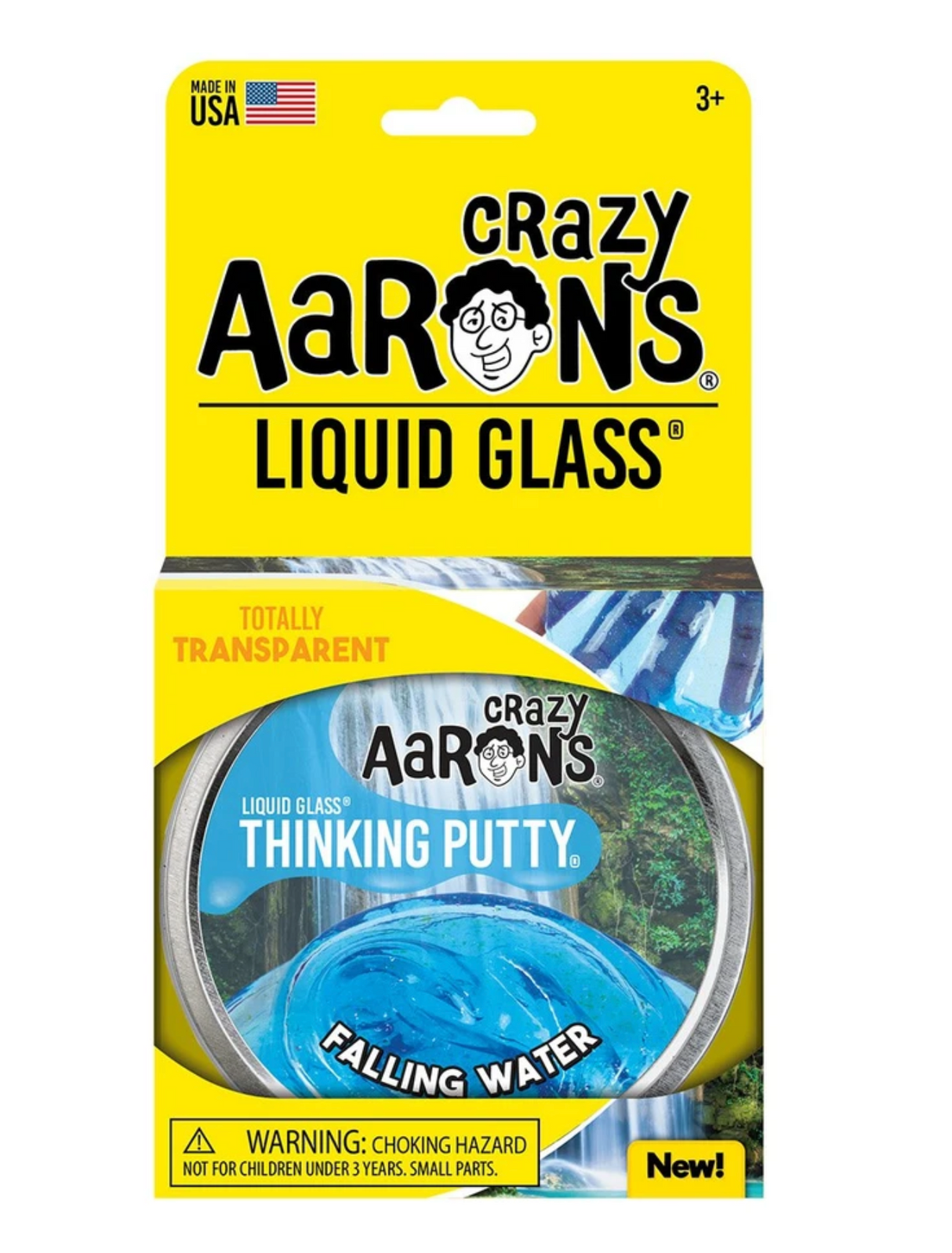 Liquid Glass Falling Water Thinking Putty