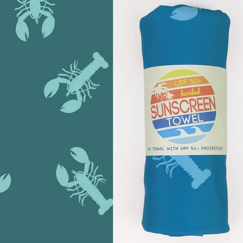 Sunscreen Towel Hooded Lobstah