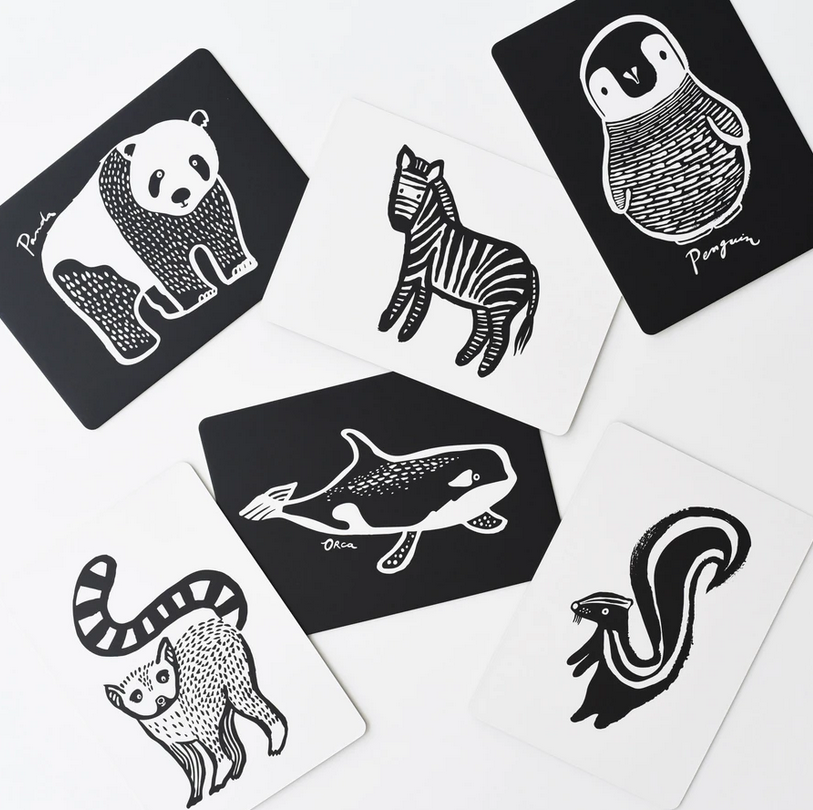 Black & White Art Cards