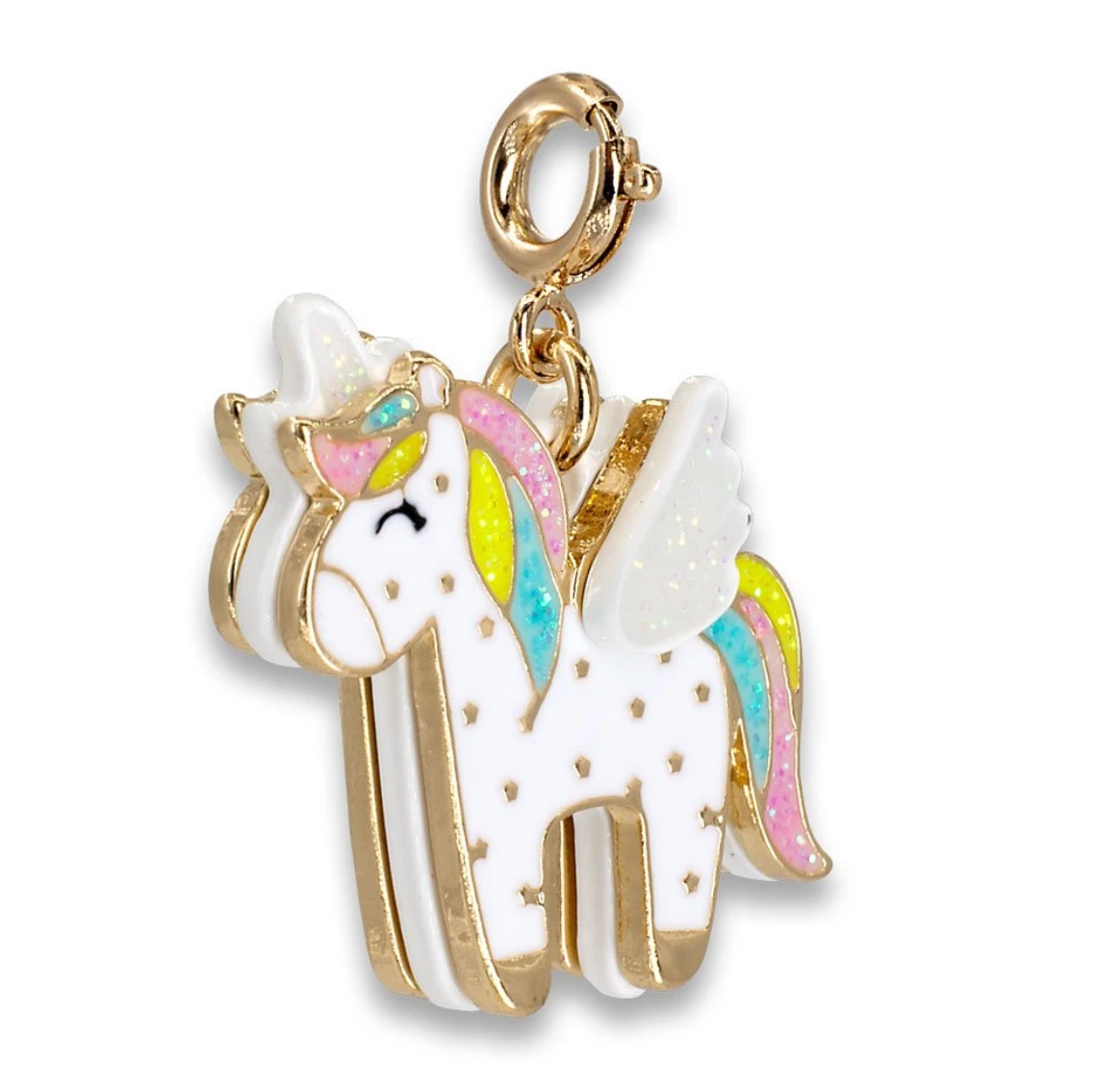 Gold Flying Unicorn Charm