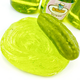 Shimmery Pickle Clear Slime