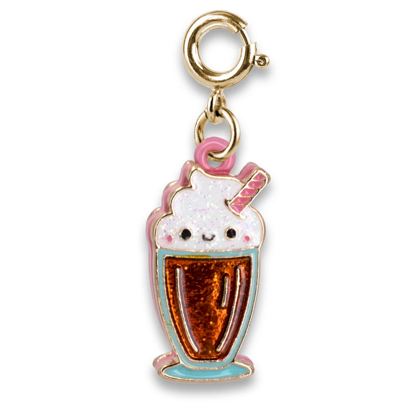 Gold Root Beer Float Charm