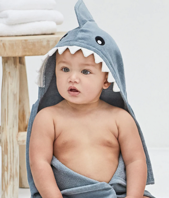 Hooded Bath Towel Shark