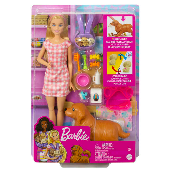 Barbie Caucasian & Pets