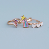 Boutique Heart Star Rings